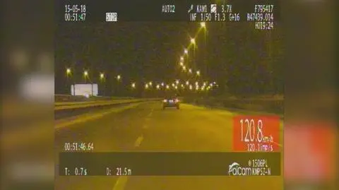 Kierowca w Szczecinie przekroczył prędkość o 53 km