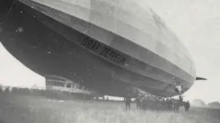 Sterowiec Zeppelin lądował na Gądowie w latach 30