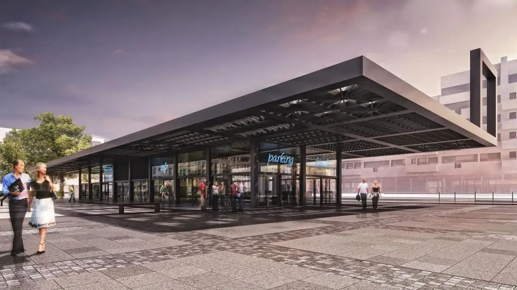 Plac Nowy Targ po przebudowie 