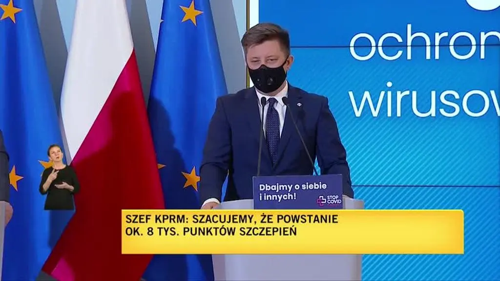 Dworczyk zapisy na szczepienia