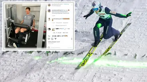 Stoch zapomniał o kontuzji i wykuwa formę na igrzyska. "Praca wre"