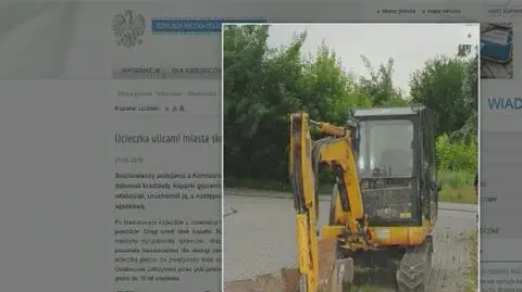 Koparką po grobach