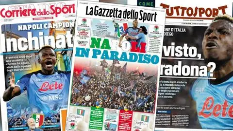 Duch legendy czuwał nad Neapolem. "Widziałeś, Maradona?"