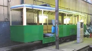Obecnie wagon 436 przechodzi remont