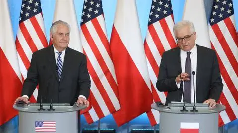 Szef MSZ na konferencji prasowej z Rexem Tillersonem