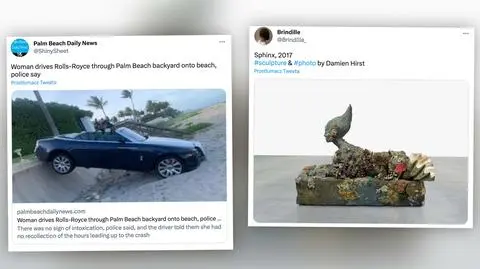 Wjechała rolls-royce'em na posesję miliardera i uszkodziła rzeźbę wartą 3 miliony dolarów