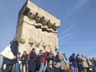 Uroczystość otwarcia muzeum KL Plaszow