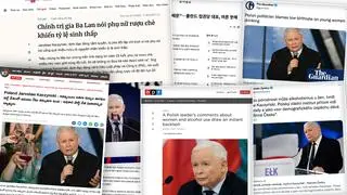 Reakcje światowych mediów na wypowiedź Jarosława Kaczyńskiego