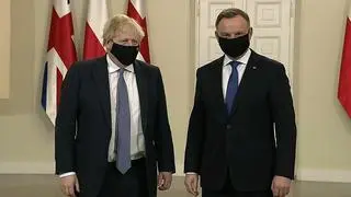 Boris Johnson spotkał się z prezydentem Andrzejem Dudą