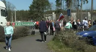 Blokada drogi w Świnoujściu