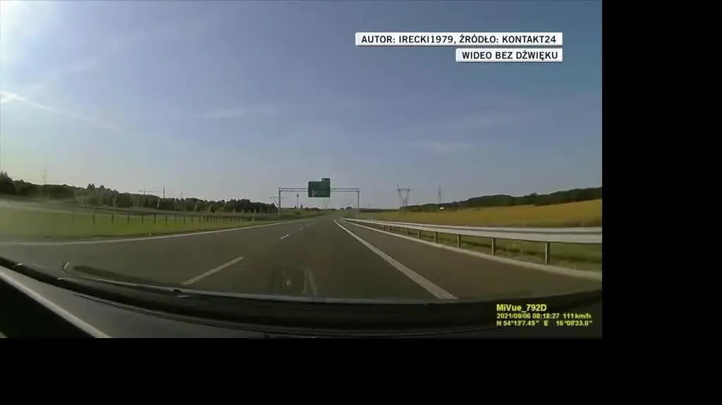 Jazda pod prąd na S6
