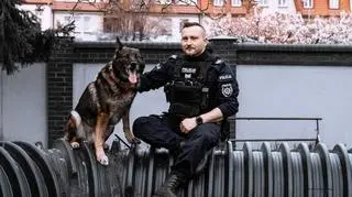 Pies służył w policji siedem lat