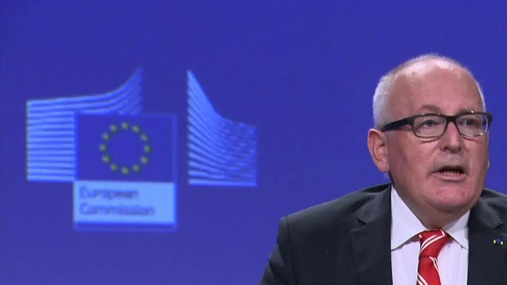 Timmermans: Komisja gotowa jest uruchomić artykuł siódmy
