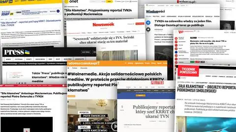 Unprecedented support from Poland's largest media outlets. "The Power of a Lie" report published on dozens of websites