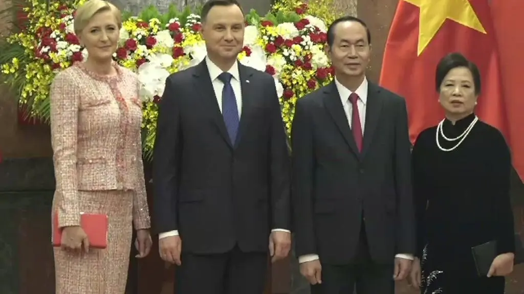 Andrzej Duda w Wietnamie