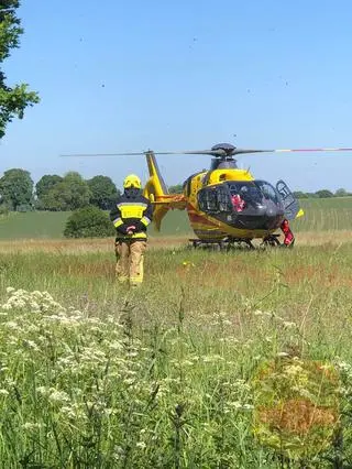 Wezwane zostało Lotnicze Pogotowie Rarunkowe
