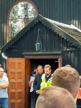 Zdaniem kurii większość protestujących nie było parafianami