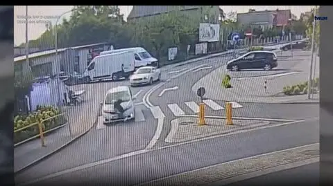 Niebezpieczna kolizja drogowa w Strzelnie