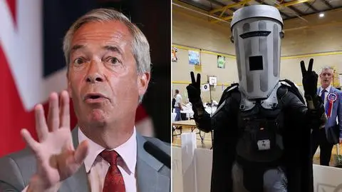 Nigel Farage i Count Binface