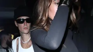 Justin Bieber i Hailey Bieber w restauracji Nice Guy