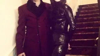 Kate Moss  i jej mąż Jamie Hince udawali bohaterów "Rodziny Addamsów"