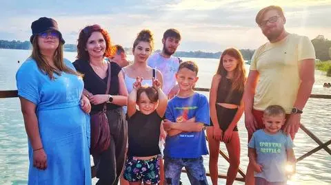 Kasia i Tomek ze swoimi podopiecznymi