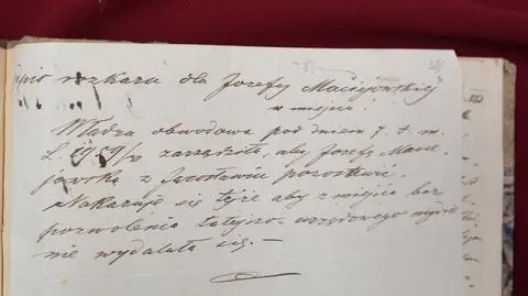 Józefa uzbrojona w kosę bojową walczyła w powstaniu styczniowym, wydano za nią list gończy