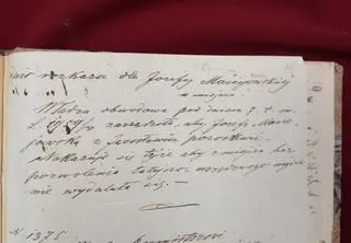 Rozkaz dozoru policyjnego nad Józefą Maciejewską wydany 7 października 1863 roku
