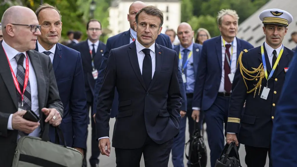 Prezydent Francji Emmanuel Macron
