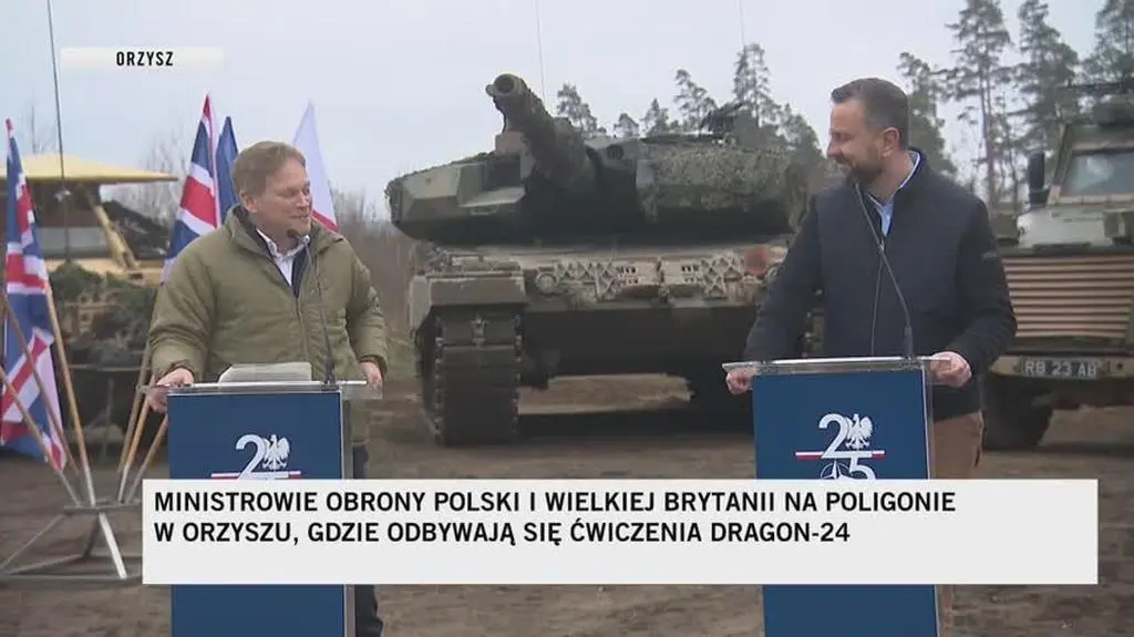 Brytyjski minister obrony spotkał się z Kosiniakiem-Kamyszem w Orzyszu