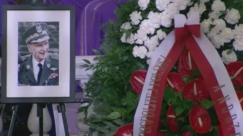 The funeral of Polish war hero General Zbigniew Ścibor-Rylski