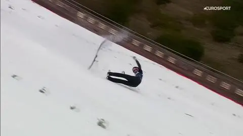 Przerażające sceny na mamucie w Planicy. Skoczkowie ucierpieli