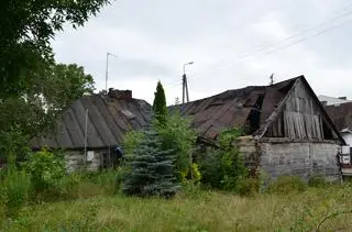 Część dachu się zawaliła 