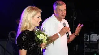 Cekinowy top na przywitanie Pawła Poncyljusza