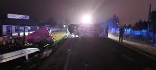 Wypadek na DK75 w Niepołomicach (woj. małopolskie)