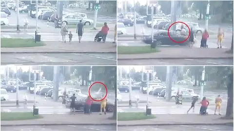 Potrącenie w Puławach. Kobieta i dziecko w szpitalu