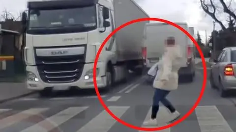 Niebezpieczna sytuacja na ulicy Tomaszowskiej w Łodzi