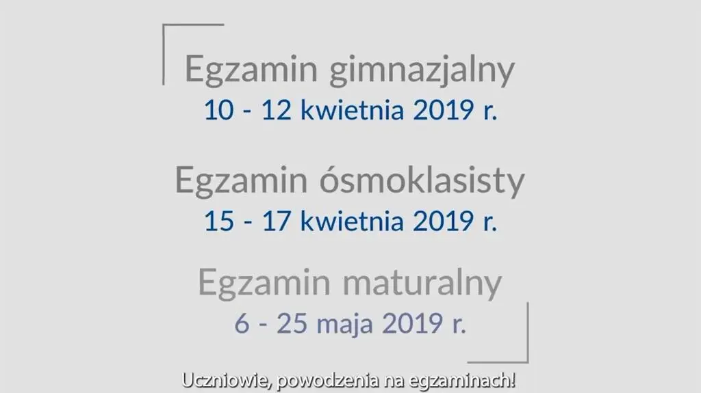 Nauczyciele i egzaminy. Spot Ministerstwa Edukacji Narodowej