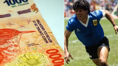 Zapłacą "Maradoną". Argentyna chce Boskiego Diego na banknocie