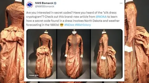 Co kryje "kryptogram z jedwabnej sukni"? 