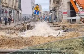 Poważna awaria wodociągowa w centrum Łodzi