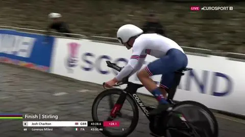 Jechał po medal. W kluczowym momencie zawiodła przerzutka