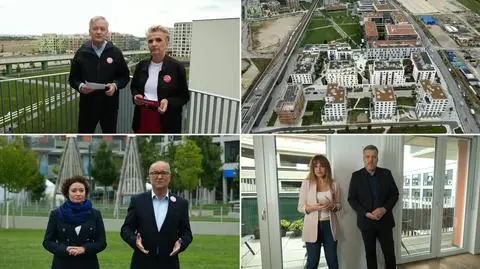 Politycy Lewicy na osiedlu tanich mieszkań na wynajem. "Wprowadzimy to w Polsce"