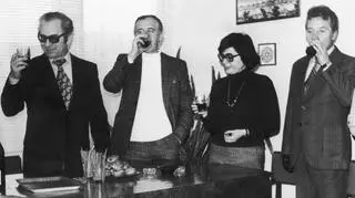 Uroczystość w redakcji "Dziennika Ludowego" w Warszawie, 1975-1982