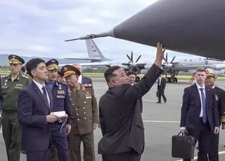 Kim Dzong Un w Rosji