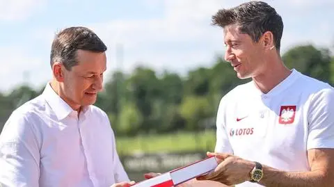 Premier odwiedził reprezentację Polski