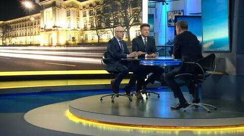 Krzysztof Łapiński i Ryszard Petru byli gośćmi sobotniego wydania "Faktów po Faktach"