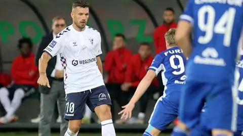 Grad goli w Zabrzu. Asysta Podolskiego, zwycięstwo Górnika