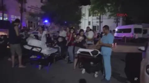Największe zniszczenia są w centrm miasta Kos
