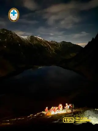 Akcja ratunkowa TOPR w okolicy Rysów